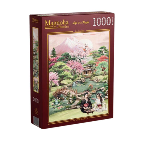 Magnolia 1000-Pieces Tea Garden Sarah Reyes Puzzle