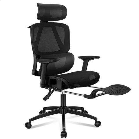 ALFORDSON Ergonomic Office Chair Mesh Seat Desk Computer (All Black)