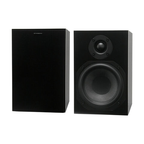 Scansonic HD 2-Pieces L5 Series Bookshelf Home Speakers 120W (Black)