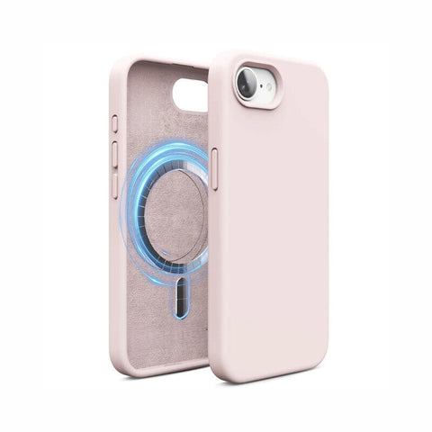 iShield [Ultra MagSafe] Liquid Silicon Snap Case iPhone 16e Pink