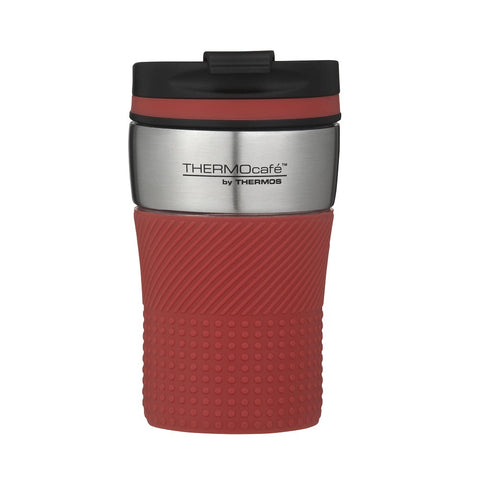 Thermos Thermocafe Stainless Steel Vacuum Insulated Coffee Cup 200Ml - Red
