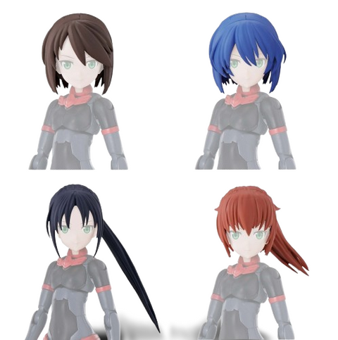 Bandai 30ms Option Hair Style Parts Vol.2 All 4 Types