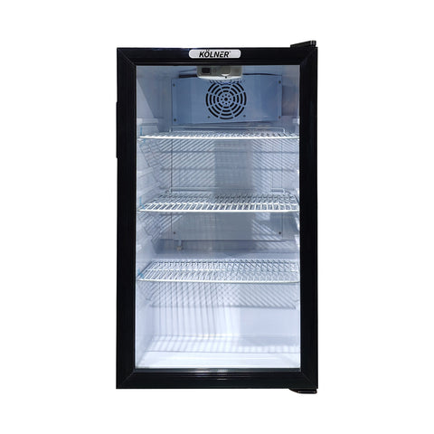 Kolner Glass Door Mini Bar Fridge 100L
