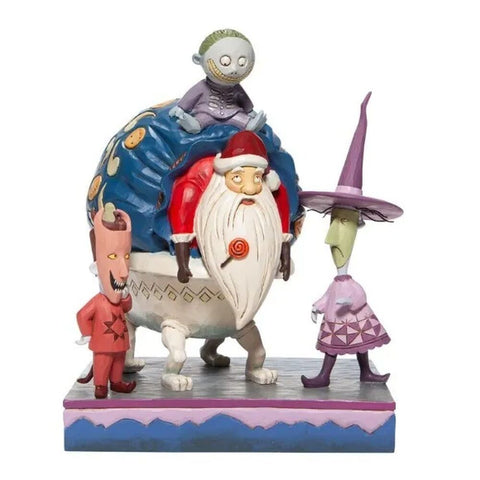 Jim Shore Disney Traditions - Nightmare Before Christmas Lock, Shock and Barrel - Bagged and Delivered