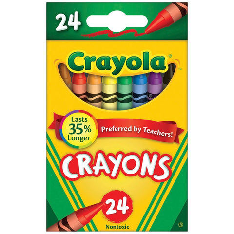 Crayola Tuck Box Crayons - 24 Pack