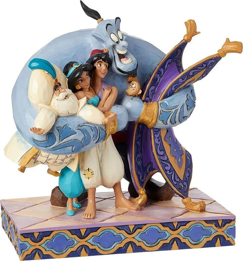 Jim Shore Disney Traditions - Aladdin - Group Hug!