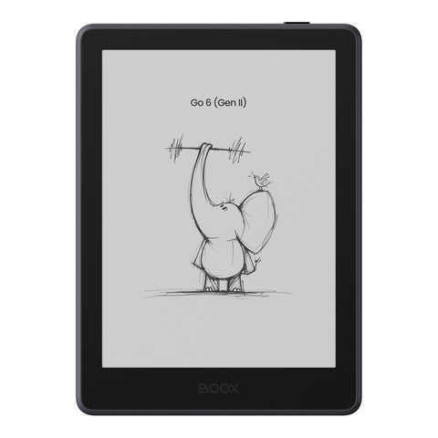 BOOX Go 6 (Gen II) 6" 300PPI Android eReader (Plum Black)