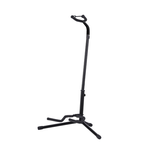 Alpha Iron Adjustable Guitar Stand Folding Instrument Holder Acoustic Bass Rack Black