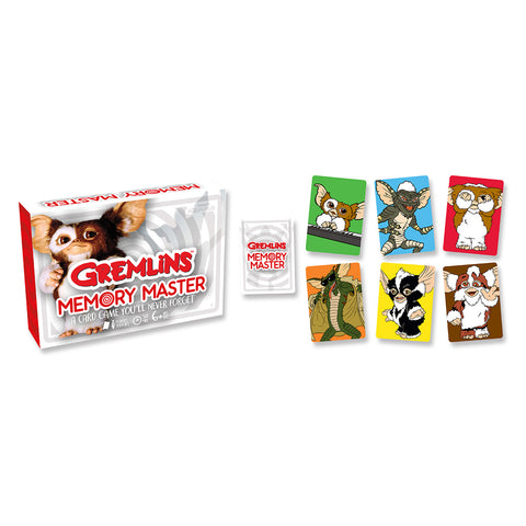 Aquarius Gremlins Memory Master Card Game Kids Play Party Fun 4-Players 6y+
