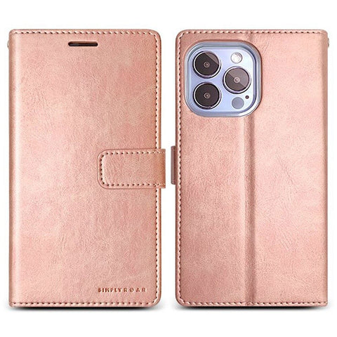 Roar Blue Moon [Choice Diary] Wallet Case iPhone 13 Mini Rose Gold