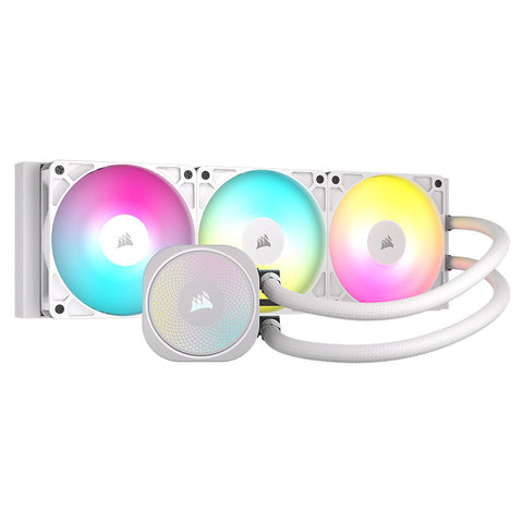 Corsair NAUTILUS 360 RS ARGB 360mm Liquid CPU Cooler (White)