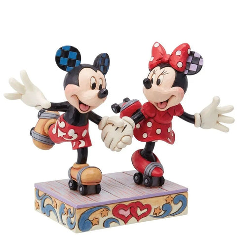 Jim Shore Disney Traditions - Mickey and Minnie - A Sweet Skate