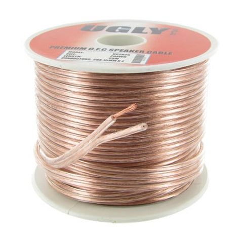 25m 20AWG UGLY Speaker Cable OFC 20 Gauge AWG 28x0.15mm Strand
