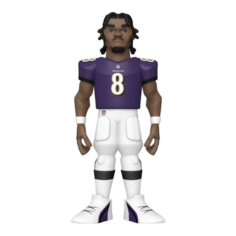 NFL Football Lamar Jackson Ravens Gold Premium Vinyl Action Figure Toy 12"