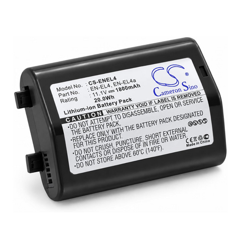 TAVICE EN-EL4 EN-EL4a Replacement Battery Compatible with Nikon D3 D3S D3X D2H F6 Cameras