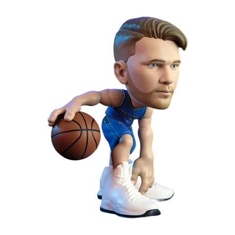 NBA Basketball Luka Dallas Mavs Blue Jersey Minis Sport Action Figure Toy 6"