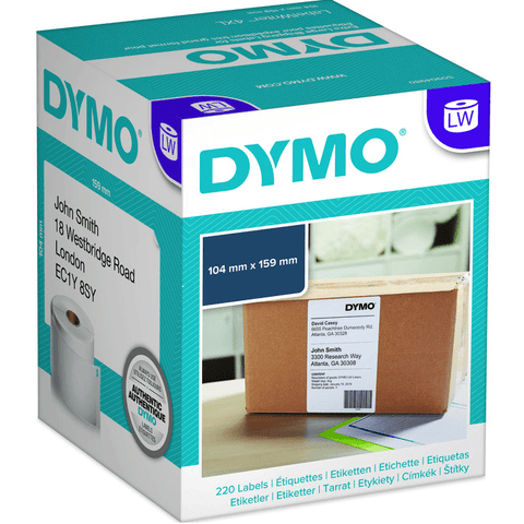 Dymo Label Writer  Roll 104X159mm [220 Labels]