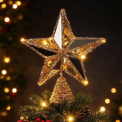 Lexi Lighting 25cm Christmas Star Tree Top