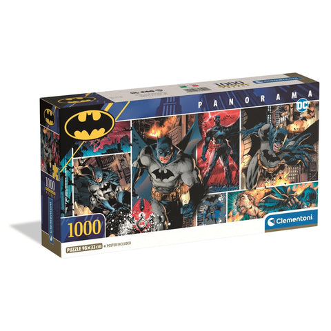 Clementoni Panorama Puzzle Batman Poster Included 1,000 Pieces