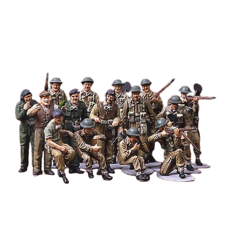 Tamiya 148 WWII British Infantry Set European Campaign