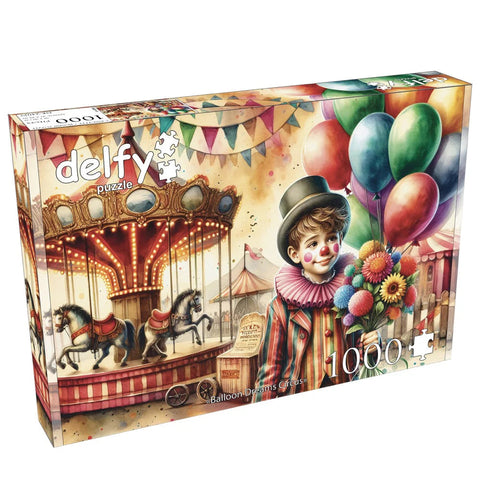Delfy 1000pc Balloon Dreams Circus Jigsaw Puzzle