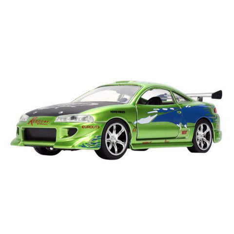 Jada 1:32 Fast & Furious Brian’s 1995 Mitsubishi Eclipse Anniversary Diecast Car
