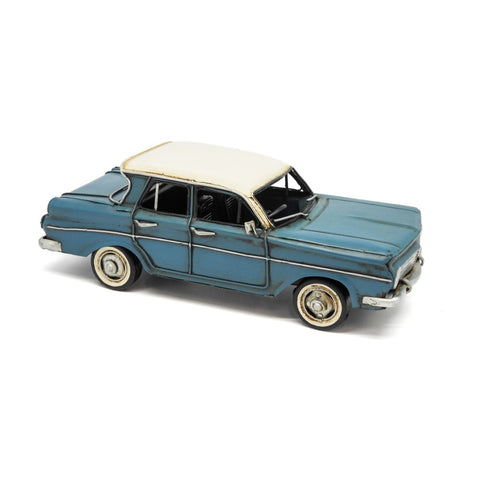 Boyle Metal Ornament Figurine EJ Holden Sedan 28.5cm (Blue)
