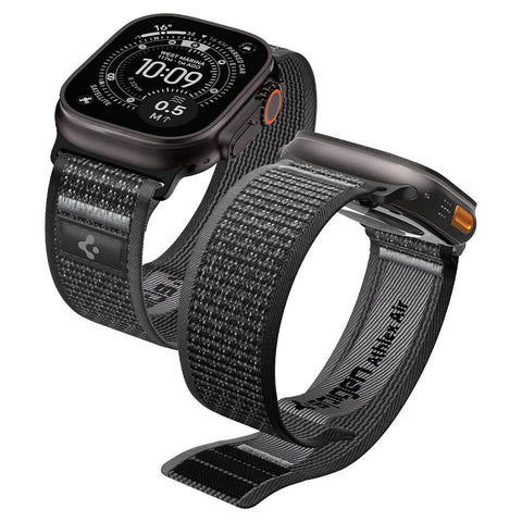 Spigen Apple Watch 49mm 46mm 45mm 44mm 42mm Athlex Air 2 Band (Active Black Grey)