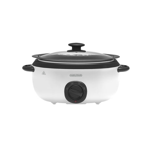 Morphy Richards 6.5L Sear & Stew Slow Cooker  (Vivid White)
