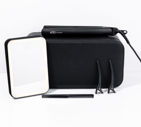 H2D Opulence Ionic Hair Straightener (Black)