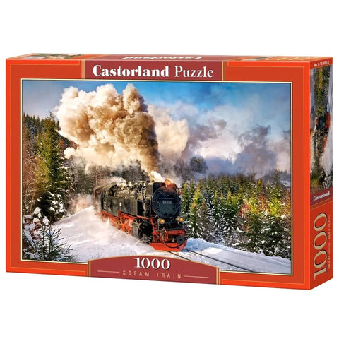Castorland 1000-Pieces Steam Train Puzzle