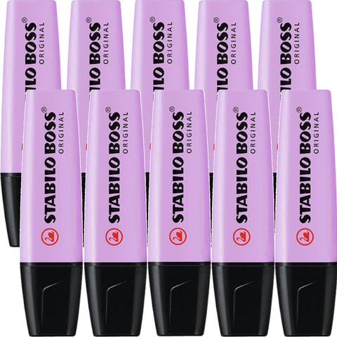 Stabilo Boss Highlighter Pastel (Lilac Haze Purple) [Box 10]