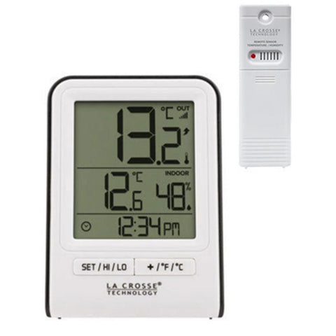 La Crosse 308-1409WTv4 Wireless Temperature Humidity Thermometer