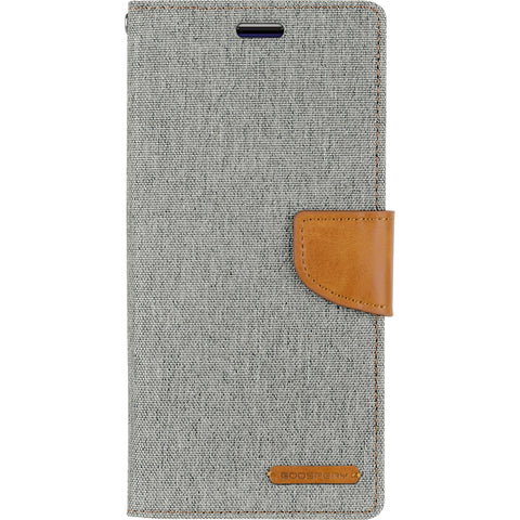 Goospery Canvas Diary For iPhone 11 Pro Max - Grey