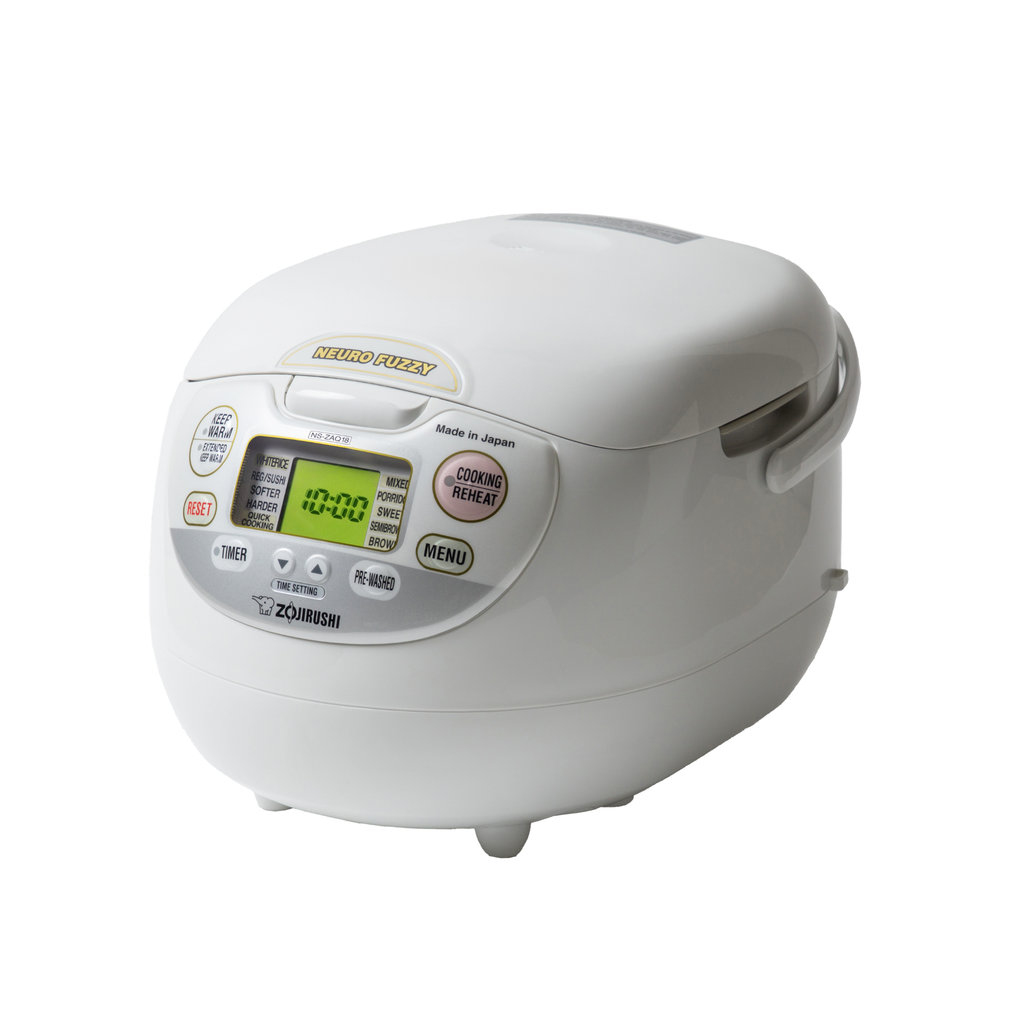 Rice Logic Zojirushi MICOM Neuro Fuzzy® Rice Cooker & Warmer NS-ZAQ18 (10 cups ...