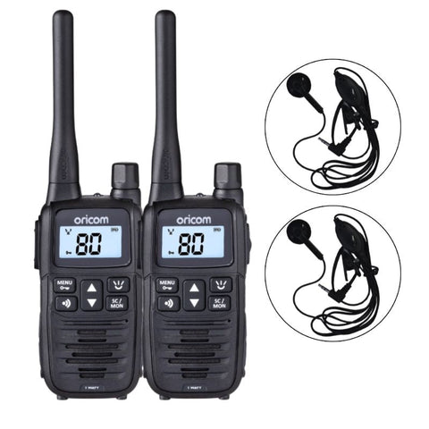Oricom UHF1400 1W Handheld UHF CB Radio Twin Pack