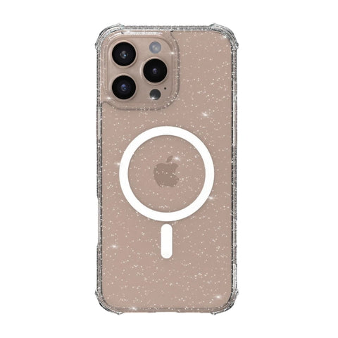 X-One Dropguard Pro Impact Protection Case for iPhone 16 Pro - Glitter Clear