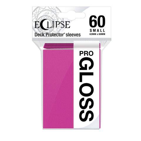 Ultra Pro: UP15633 Eclipse Gloss Small Sleeves 60 pack (Hot Pink)