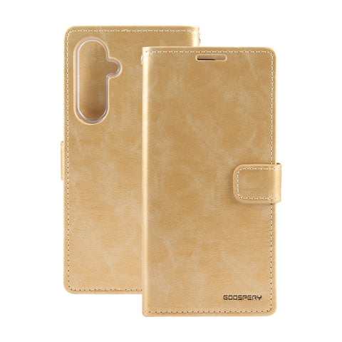 Goospery Bluemoon Diary for Galaxy S23 FE - Gold