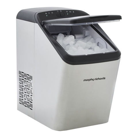 Morphy Richards Compact 15kg Stainless Steel Ice Maker Ice Cube Machine