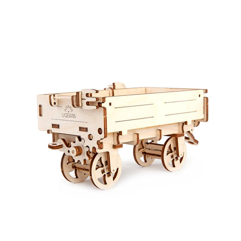 UGears Tractor's Trailer Mechanical 3D Puzzle DIY Model Kit