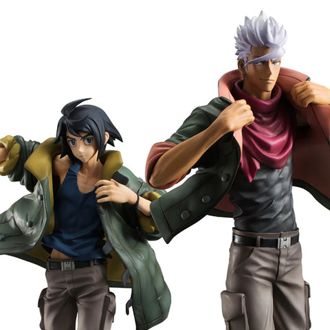 MEGAHOUSE G.E.M. Series Mobile Suit Gundam Iron-Blooded Orphans Mikazuki Augus and Orga Itsuka Set (Repeat)