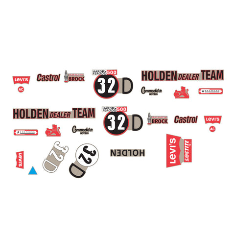 DDA 1:24 Scale #32D LC Torana Bathurst Decal Kit Accessory