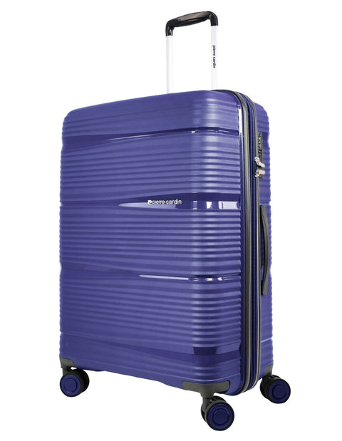Pierre Cardin Normandy Medium 117L Hard Shell Case Suitcase Travel Luggage Lilac