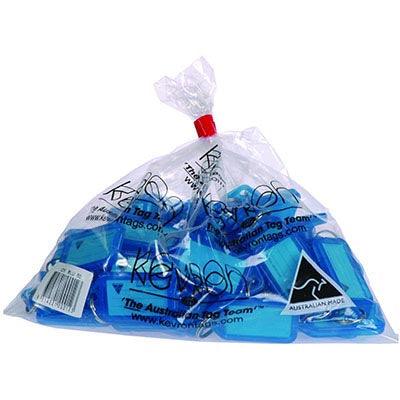 Kevron ID5 Key Tags Pack of 50 (Blue)