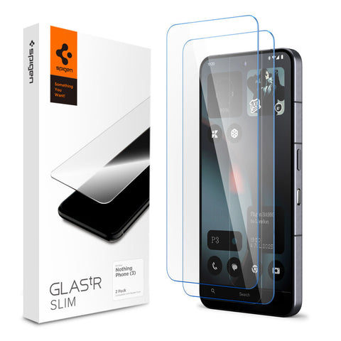 Spigen Nothing Phone (3) GLAS.tR Slim Glass Screen Protector 2PCS (Clear)