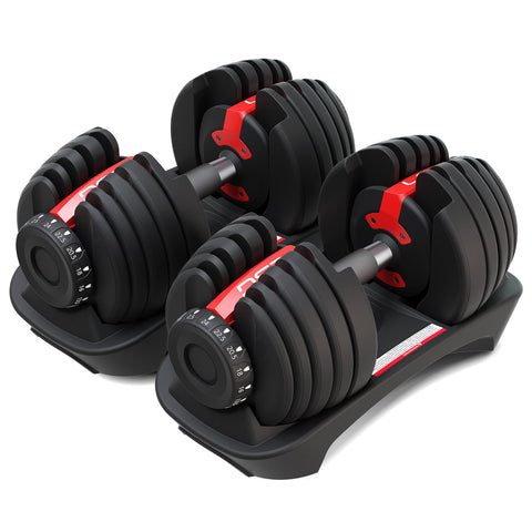 LSG Adjustable Dumbbells Weights 2.5kg-24kg (Pairs)