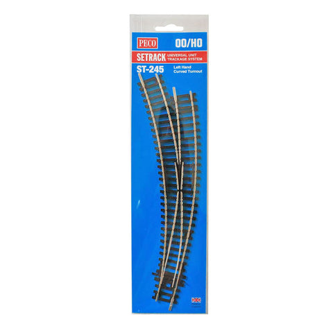 PECO OO/HO Curved L/H Insulfrog Point