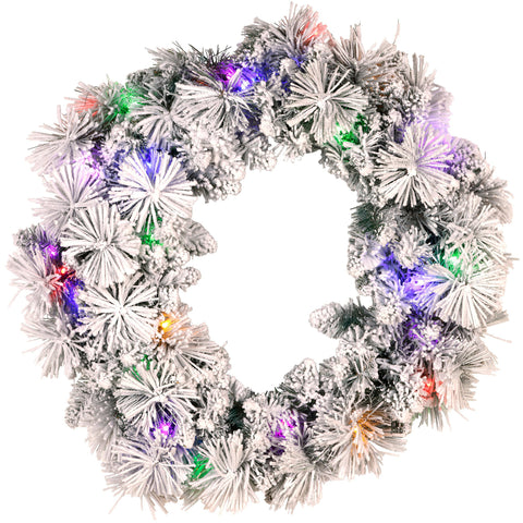 Christabelle 61cm Christmas Wreath with LED Lights