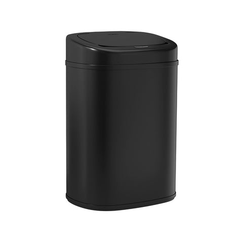 Devanti 82L Motion Sensor Bin Rubbish Automatic Black